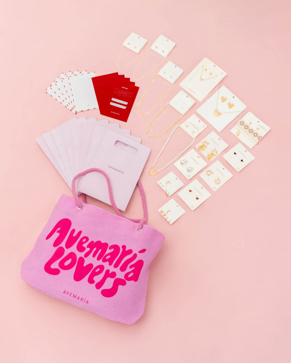 Kit AVEMARÍA Lovers (bolso + 16 accesorios + empaques y más)