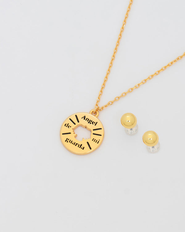 Collar Ángel + Aretes