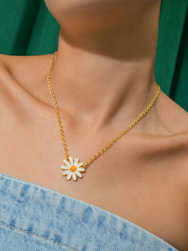 Collar Margarita + Aretes