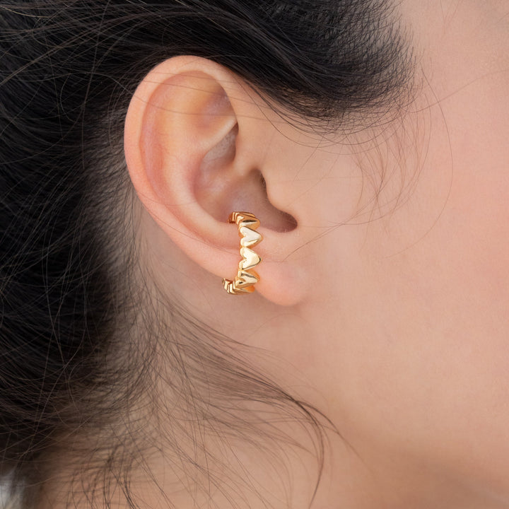 Earcuff de corazones