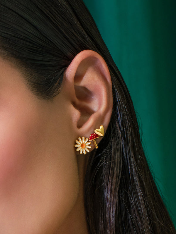 Set X3 Aretes Hongo Margarita