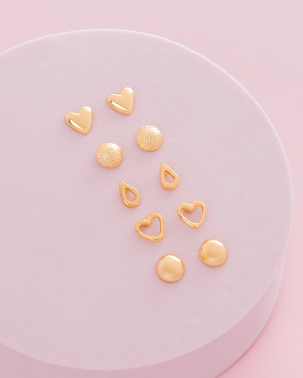 Set X5 Aretes Pequeños Variados