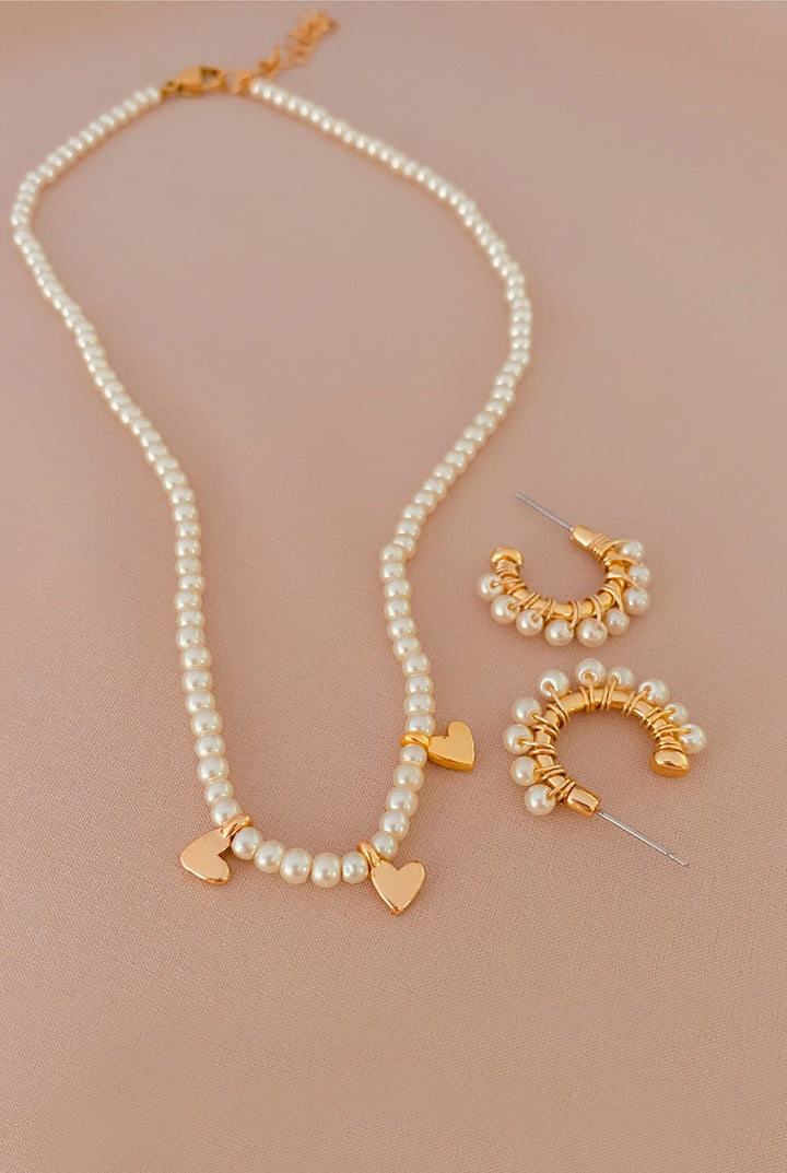 Set-choker-aretes-perlas-para-mujer-Ave María-accesorios-2